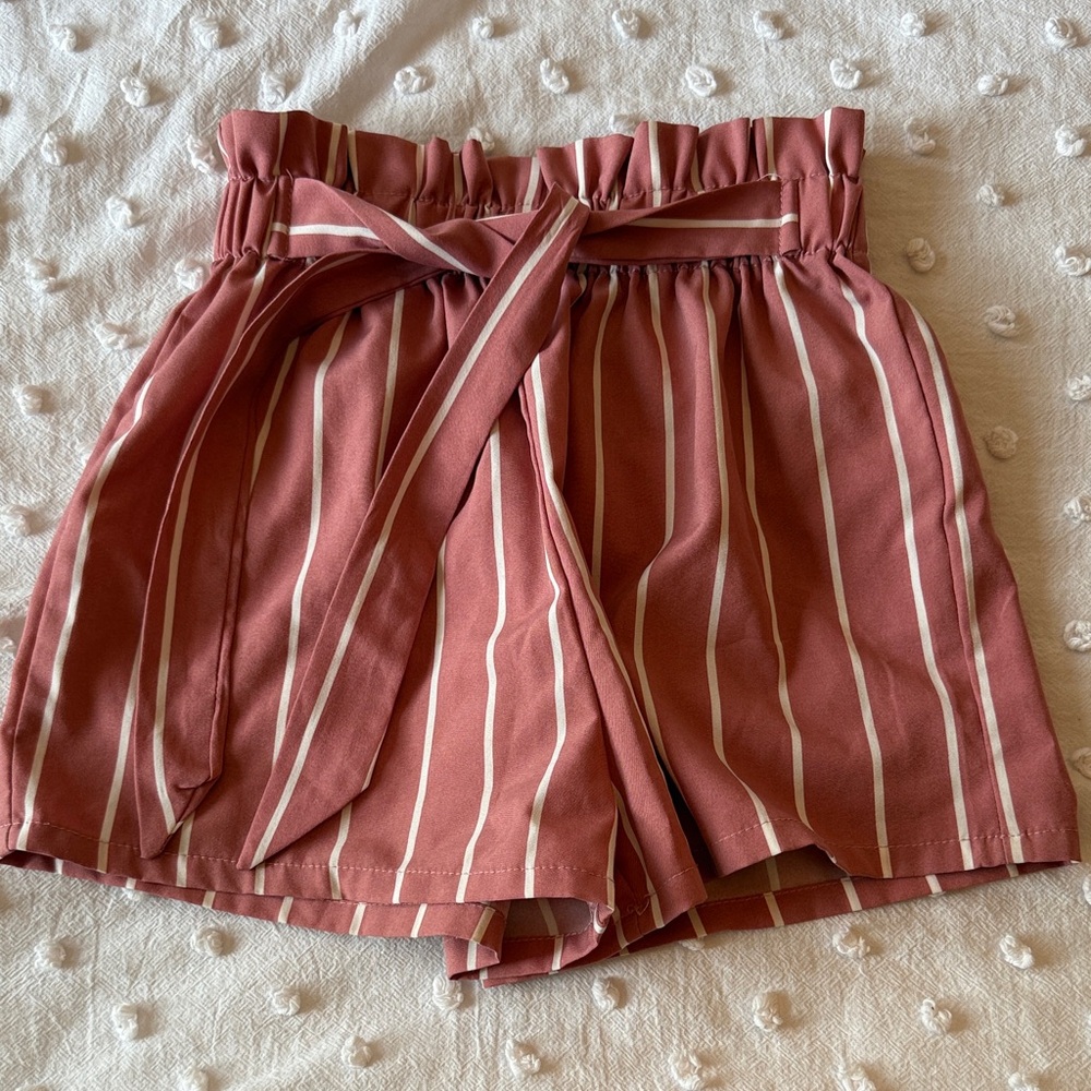 Striped Pink Shorts